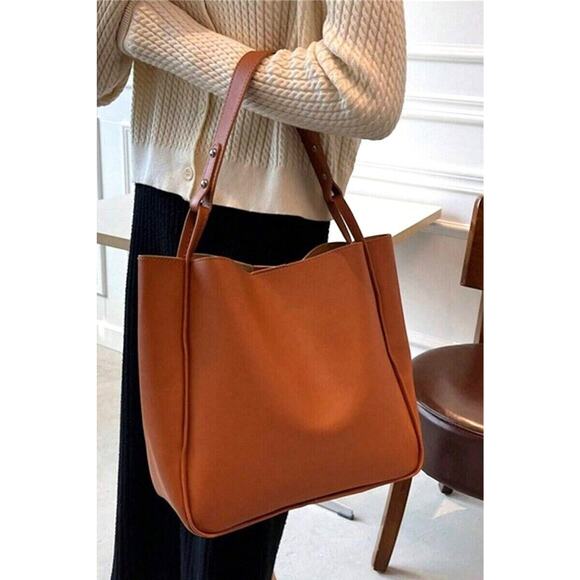 WOMEN'S SIMPLE AND FASHIONABLE HIGH-CAPACITY SHOULDER BAG NWT - Picture 12 of 14